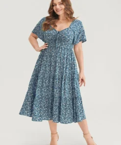 Ditsy Floral Drawstring Ruched Pocket Ruffle Tiered Dress 29 Ditsy Floral Drawstring Ruched Pocket Ruffle Tiered Dress -Clothing Shop 551162992 us 5ee07502 b457 4914 9b59 05011aa08701