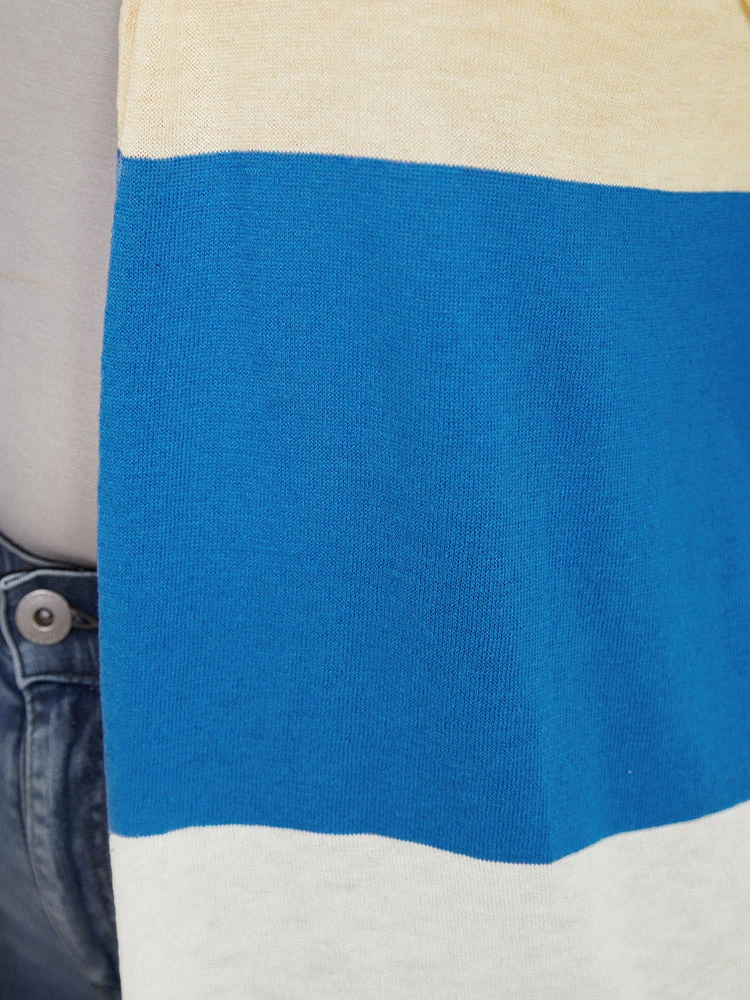 Supersoft Essentials Contrast Open Front Lightweight Cardigan 9 Supersoft Essentials Contrast Open Front Lightweight Cardigan - Image 7