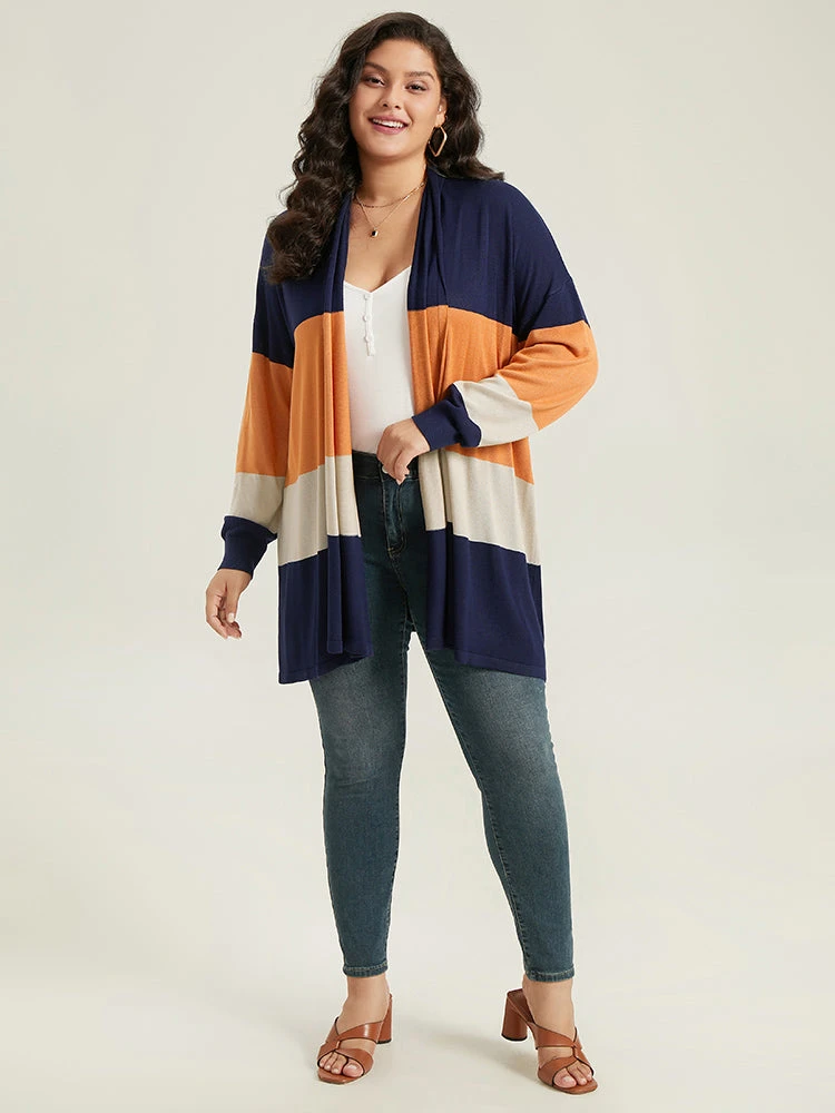 Supersoft Essentials Colorblock Contrast Cardigan 8 Supersoft Essentials Colorblock Contrast Cardigan - Image 6