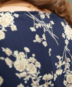 Floral Print Bell Sleeve Pocket Belted Jumpsuit 18 Floral Print Bell Sleeve Pocket Belted Jumpsuit -Clothing Shop 560278969 zs