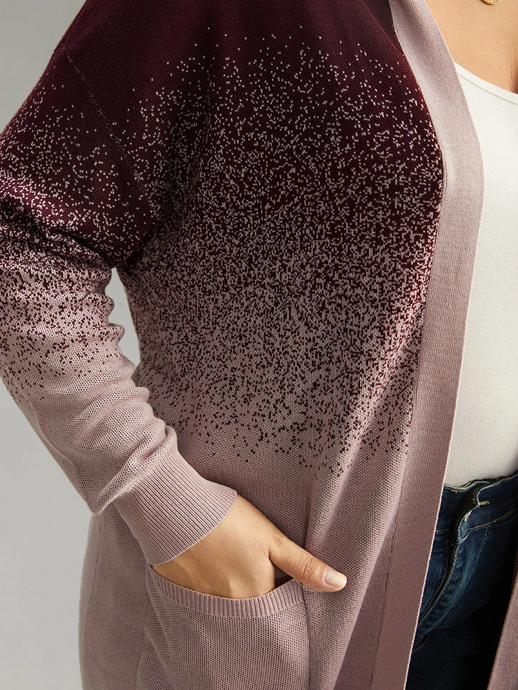 Supersoft Essentials Ombre Heather Pocket Hooded Cardigan 7 Supersoft Essentials Ombre Heather Pocket Hooded Cardigan - Image 5