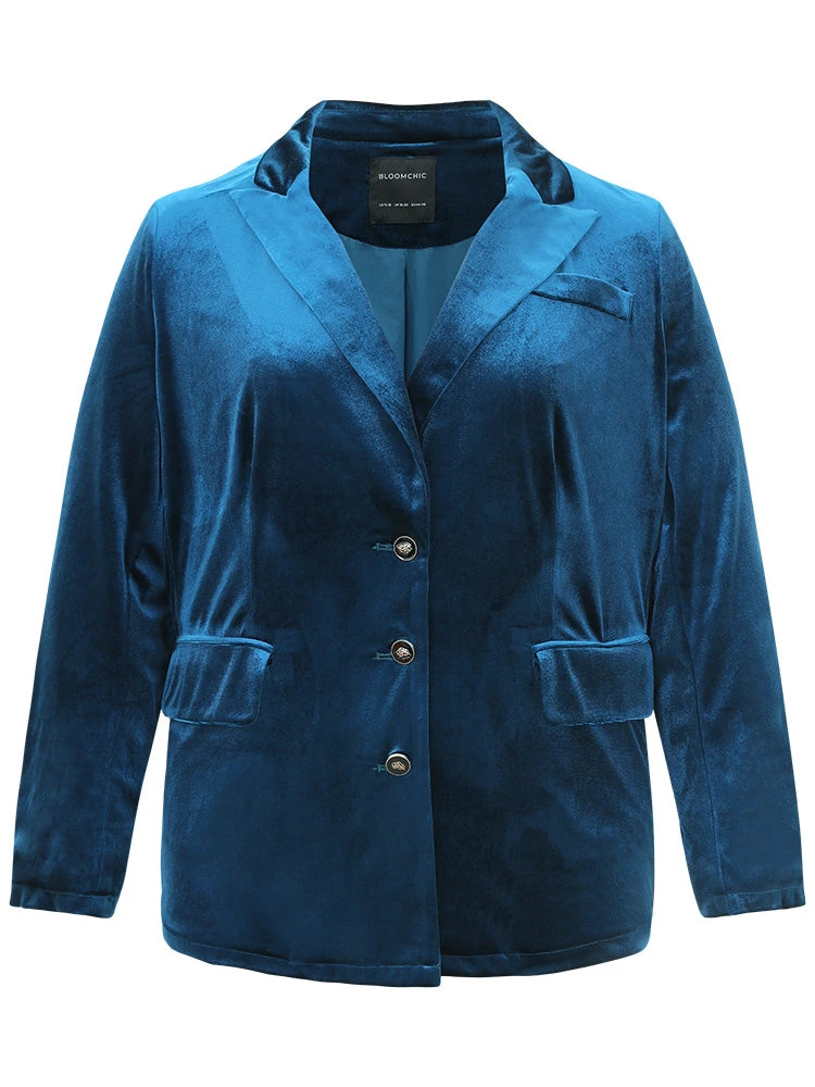 Plain Button Fly Flap Pocket Blazer 9 Plain Button Fly Flap Pocket Blazer - Image 7