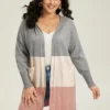 Supersoft Essentials Hooded Contrast Pocket Cardigan