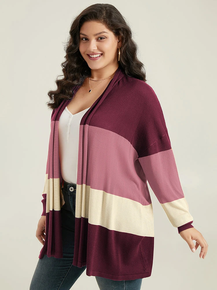 Supersoft Essentials Colorblock Contrast Cardigan 15 Supersoft Essentials Colorblock Contrast Cardigan - Image 13