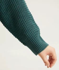 Cable Knit Plain Elastic Cuffs Pullover -Clothing Shop 570387707 db 58806e1a 88d5 49bd aaa3 9831ee84bcbb