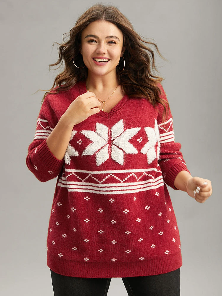 Supersoft Essentials Towel Embroidered Snowflake Pullover 5 Supersoft Essentials Towel Embroidered Snowflake Pullover - Image 3