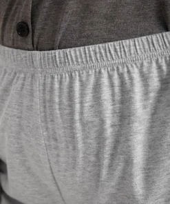 Solid Pocket Elastic Waist Sleep Shorts -Clothing Shop 593126421 ya