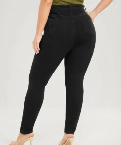 Skinny Very Stretchy High Rise Black Wash Sculpt Waist Jeans -Clothing Shop 5 8346c318 4ed5 4e37 9ad9 011efeef9f3b