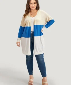 Supersoft Essentials Contrast Open Front Lightweight Cardigan 13 Supersoft Essentials Contrast Open Front Lightweight Cardigan -Clothing Shop 600534227 rm