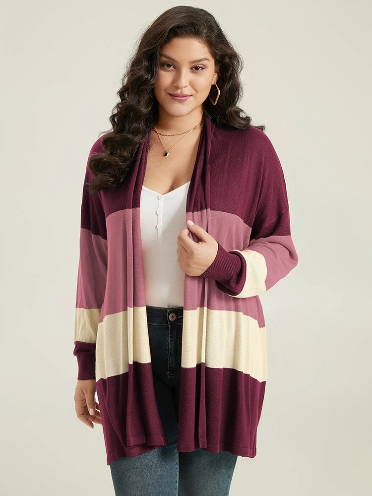 Supersoft Essentials Colorblock Contrast Cardigan 14 Supersoft Essentials Colorblock Contrast Cardigan - Image 12