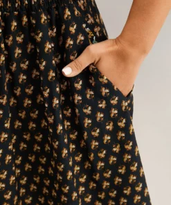 Bandana Print Wrap Shirred Batwing Sleeve Dress -Clothing Shop 603375182 jp