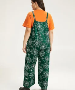 Halloween Spider Web Print Pocket Overall Cami Jumpsuit -Clothing Shop 604571174 mc cd58d62e 6cbf 40b3 86ac 62aa203a0150