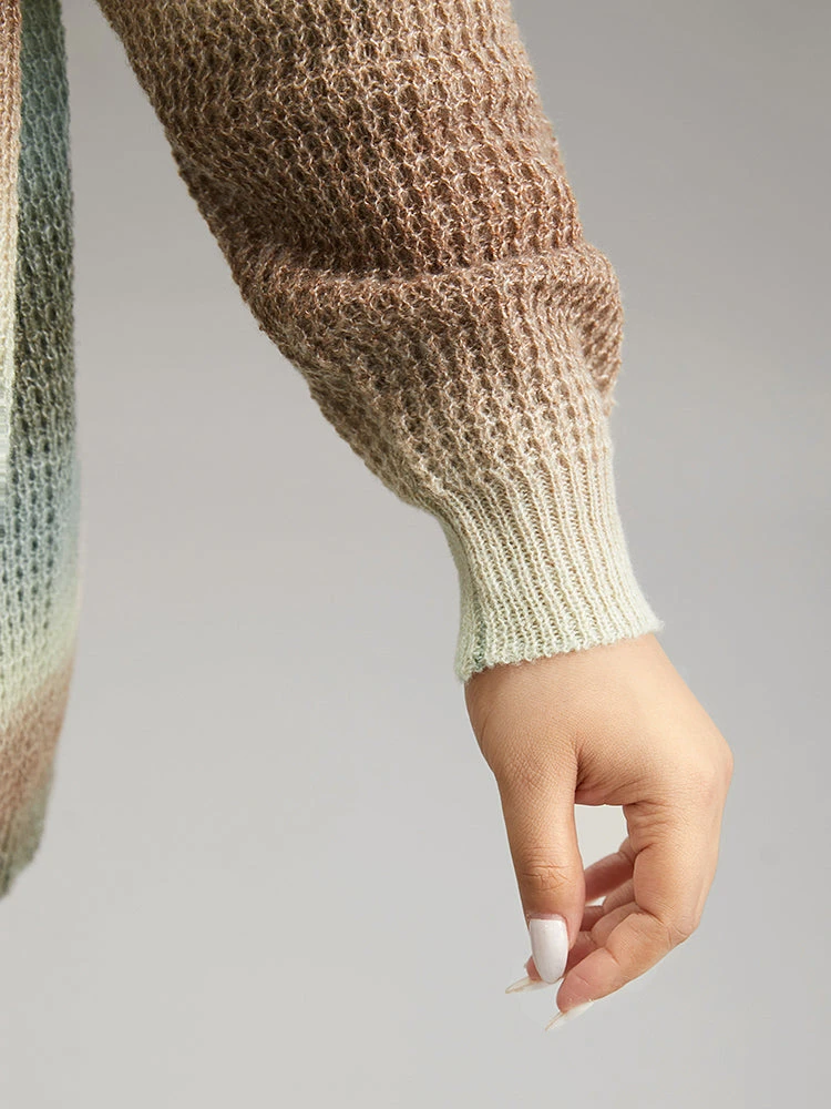 Ombre Heather Button Fly Cardigan 10 Ombre Heather Button Fly Cardigan - Image 8