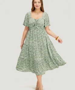 Ditsy Floral Drawstring Ruched Pocket Ruffle Tiered Dress 34 Ditsy Floral Drawstring Ruched Pocket Ruffle Tiered Dress -Clothing Shop 624516186 gk b5a766e4 5ad9 48bc a9f8 a39d9eeda64e