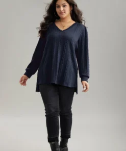 Plain Cable Knit Elastic Cuffs Sweatshirt 27 Plain Cable Knit Elastic Cuffs Sweatshirt -Clothing Shop 625286486 vg 92ff84b5 2fd3 44f2 aa09 f8ebb3c4210d