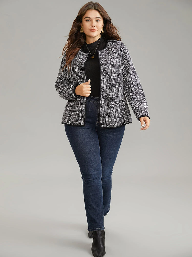 Tweed Pocket Button Detail Jacket 5 Tweed Pocket Button Detail Jacket - Image 3