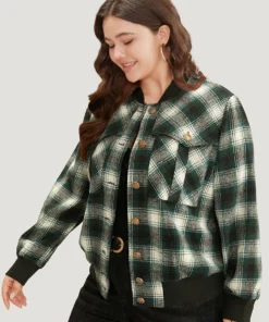Halloween Plaid Pocket Button Up Contrast Patchwork Jacket 12 Halloween Plaid Pocket Button Up Contrast Patchwork Jacket -Clothing Shop 635979263 yu 200aba04 791e 42c6 9a6d bf1c001de135