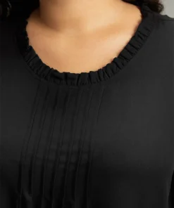 Seam Detail Frill Trim Layered Blouse -Clothing Shop 636127377 gi fd5d7885 f37e 4348 94ab 81761f560f3d
