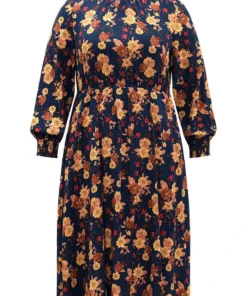 Supersoft Essentials Floral Print Mock Neck Dress -Clothing Shop 63750144 wk 82437f65 b3d4 4a16 93c7 3fd032c92f97