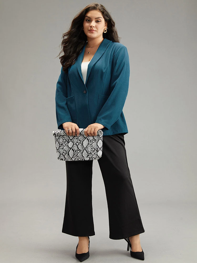 Anti-Wrinkle Lapel Collar Pocket Blazer 6 Anti-Wrinkle Lapel Collar Pocket Blazer - Image 4