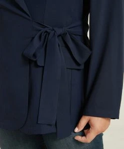 Anti-Wrinkle Suit Collar Knot Pocket Blazer -Clothing Shop 640696825 oc