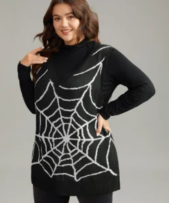 Halloween Supersoft Essentials Spider Web V Neck Sweater Vest -Clothing Shop 643960425 bx 81c17abe f372 4b96 841e eb12002d1ec7