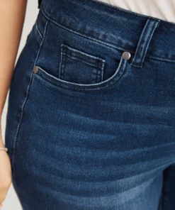 Bootcut Very Stretchy High Rise Dark Wash Fringe Detail Jeans -Clothing Shop 644001320 np 8ee465b9 1c07 4231 8125 ee4b1f8481c8