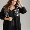 Supersoft Essentials Anti-Pilling Silhouette Floral Print Cardigan