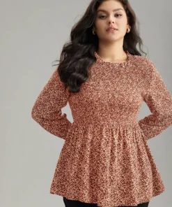 Ditsy Floral Stand Collar Shirred Frill Trim Blouse 30 Ditsy Floral Stand Collar Shirred Frill Trim Blouse -Clothing Shop 650780998 nn 78da49dd f37f 4d9d ab4a 24c05a2bae19