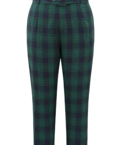 Plaid Pocket Eyelet Belted Pants 15 Plaid Pocket Eyelet Belted Pants -Clothing Shop 655822280 iy