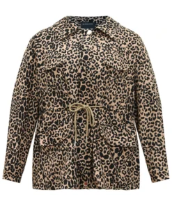 Leopard Zipper Drawstring Knot Pocket Jacket -Clothing Shop 656115119 ps 12817301 ed30 4680 bd8e 162f2862b664