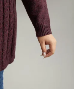 Cable Knit Button Through Cardigan -Clothing Shop 656192338 jq