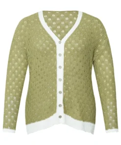 Two Tone Patchwork Cut Out Button Down Cardigan 29 Two Tone Patchwork Cut Out Button Down Cardigan -Clothing Shop 660875511 bd