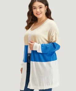 Supersoft Essentials Contrast Open Front Lightweight Cardigan 15 Supersoft Essentials Contrast Open Front Lightweight Cardigan -Clothing Shop 66299558 im