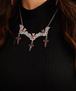 Halloween Bat Cross Jewelry Accessory Sets -Clothing Shop 668818698 mj