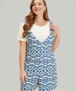 Bandana Print Pocket Overall Cami Jumpsuit 11 Bandana Print Pocket Overall Cami Jumpsuit -Clothing Shop 669295510 lp