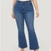Flare Leg Very Stretchy Medium Wash Jeans