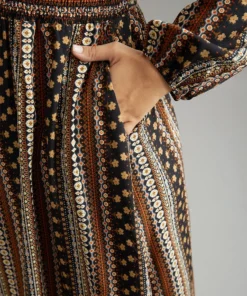 Bandana Print Wrap Shirred Dress -Clothing Shop 672247043 hg 81ef75a1 28e3 4a02 9d44 49079ab06330