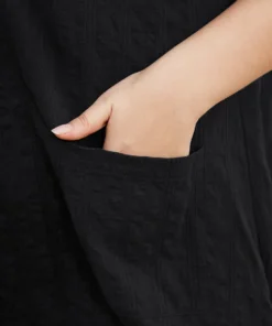 Solid Twist Back Pocket Asymmetrical Button Front Cover Up -Clothing Shop 674812600 tc