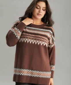 Supersoft Essentials Bandana Print Drop Shoulder Pullover