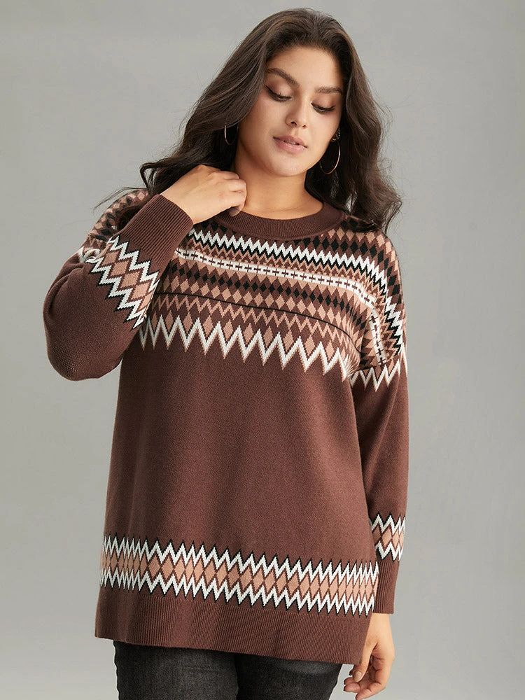 Supersoft Essentials Bandana Print Drop Shoulder Pullover 3 Supersoft Essentials Bandana Print Drop Shoulder Pullover