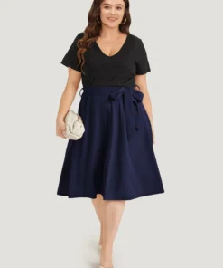 Supersoft Essentials Two Tone Pocket Patchwork Belted Dress 32 Supersoft Essentials Two Tone Pocket Patchwork Belted Dress -Clothing Shop 675373339 jo 89ebe79c cba7 488c bee7 85a8d4c25fcb