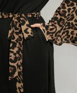 Supersoft Essentials Leopard Bell Sleeve Belted Dress -Clothing Shop 67983172 at 7bbd4768 0006 4060 af0e 00e1ddcd8d64
