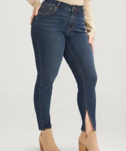 Mom Jeans Skinny Moderately Stretchy High Rise Medium Wash Split Jeans -Clothing Shop 680809226 gf 4dbe1bc4 4baa 43df aed0 5a7c84688d46