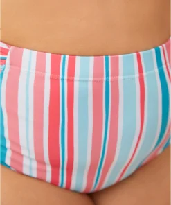 Colorful Striped Ruched Swim Bottom 15 Colorful Striped Ruched Swim Bottom -Clothing Shop 685682136 zl