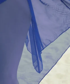 Solid Hanky Hem Keyhole Ruched Knotted Front Swim Dress -Clothing Shop 691264638 hv