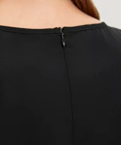 Solid Lace Mesh Pocket Sleeveless Jumpsuit -Clothing Shop 696287211 xy