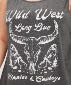 Western Country Graphic Crew Neck Tank Top 16 Western Country Graphic Crew Neck Tank Top -Clothing Shop 704495097 dw