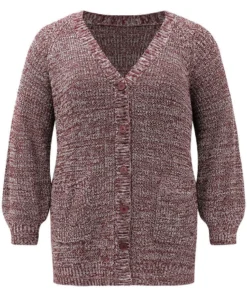 Heather Patched Pocket Open Front Cardigan -Clothing Shop 705422116 dg