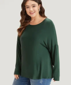 Supersoft Essentials Plain Batwing Sleeve Crew Neck T-shirt 20 Supersoft Essentials Plain Batwing Sleeve Crew Neck T-shirt -Clothing Shop 706340140 kg